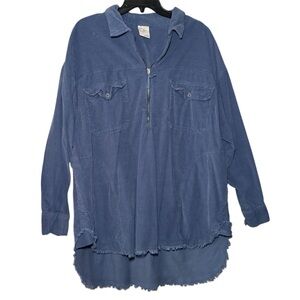 OFFLINE by Aerie Blue Corduroy Shirt‎